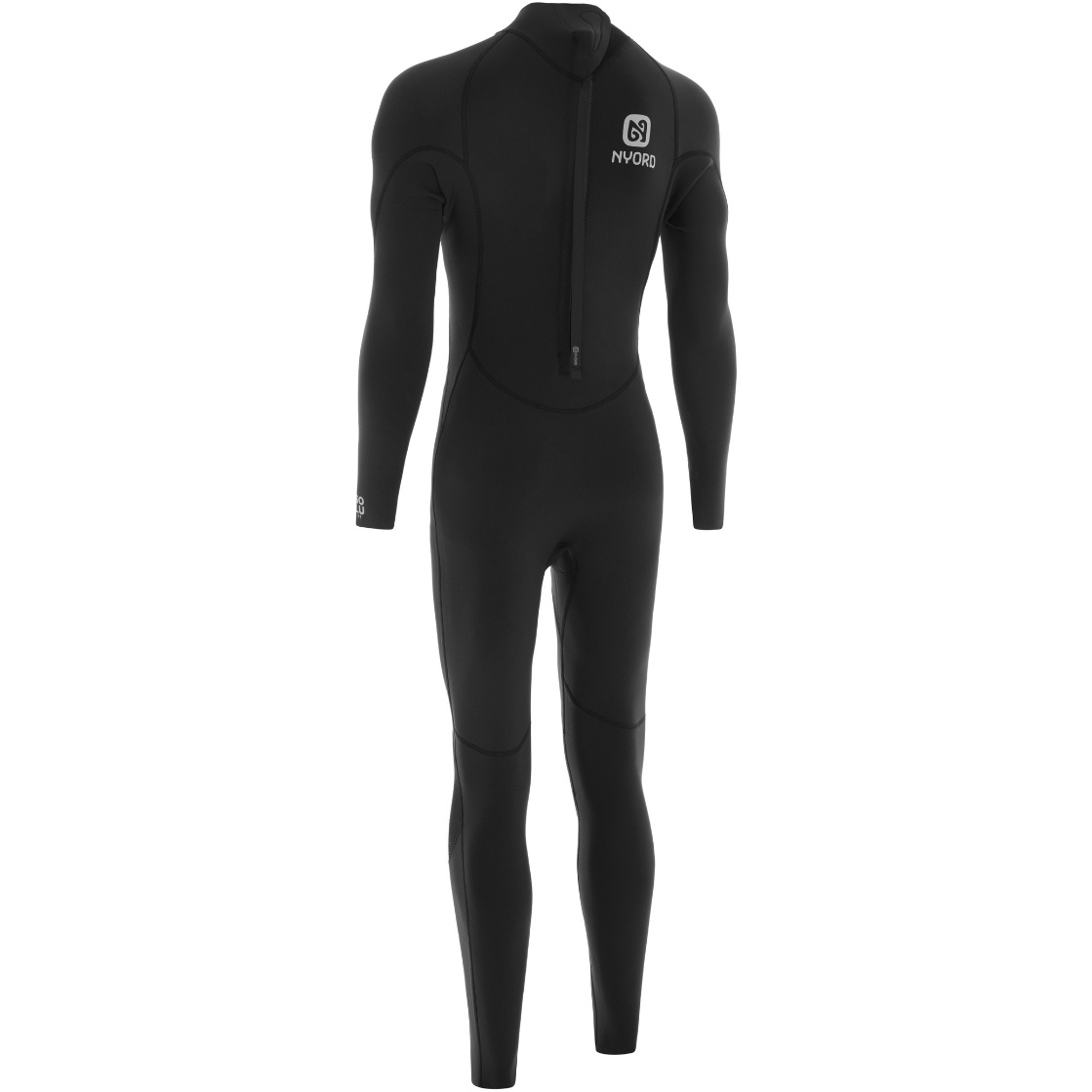2026 Nyord Mens Solu Yulex 3/2mm Back Zip Fl Wetsuit SOLM32FLBZ001 - Black